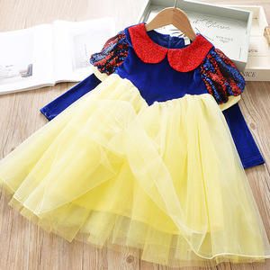 RTS otoño vestido de falda de niña <span class=keywords><strong>chica</strong></span> linterna manga larga falda vestido de niña vestido de la princesa - Product Image 1