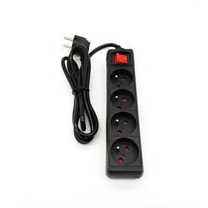 4 prises prises prises secteur universelles portables et étanches pour enfants, 10/250V, protection de haute qualité, contre les surcharges, 4 prises - Product Image 5