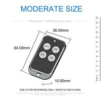 YET2147 télécommande à Code Clone RF porte de Garage 315/433Mhz fréquence 4 boutons