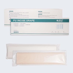 Harga pabrik Huawei <span class=keywords><strong>Film</strong></span> transparan medis balutan PU/PE bedah Incise Drape yodium - Product Image 1