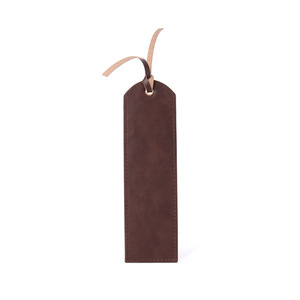 Custom Retro Genuine <strong>Leather</strong> <strong>Bookmark</strong> Tassels Custom Logo Gift <strong>Bookmarks</strong> for Books - Product Image 5
