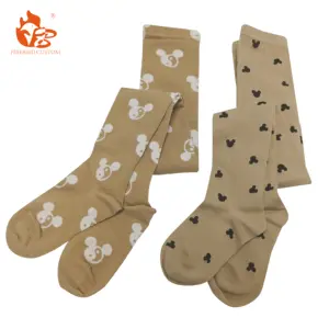 Customized cotton knitted socks pantyhose baby tights