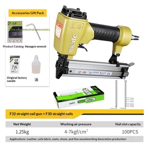 Pistola de Clavos Neumática Recta, Engrapadora para Ensamblaje de Muebles, Grado Industrial, Capacidad de 100 Piezas, Compatible con Compresor de Aire - Product Image 6