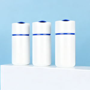 Envase de Plástico Redondo con Tapa de Rosca para Píldoras y Suplementos, con Logotipo Personalizado - Product Image 2