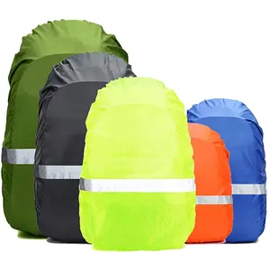 Vivid High Quality Hi-Vis Reflective Backpack Cover school bag covering teenager hiking backpack cover