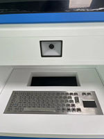 Kiosque interactif d'écran tactile d'impression du service A4 d'individu avec la fonction de balayage de document