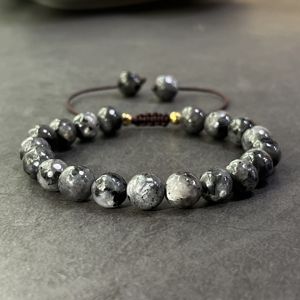Bracelet en pierre naturelle avec perles de verre colorées, stimulant la confiance, vente en gros innovante, remise sur commande, support audit usine - Product Image 4