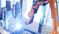 Bras robotisé industriel KUKA pour fonderie KR20 R1810-2 F, manipulateur de soudage à l'arc automatique à 6 axes, robot de soudage