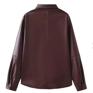 Femme rue <span class=keywords><strong>moto</strong></span> tenues femmes Y2K à manches longues vélo veste hanche paquet jupe courte costumes mode cuir Mini jupe ensembles - Product Image 5