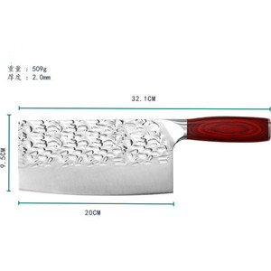 Forged cleaver, a popular live-streaming product from Yangjiang, featuring a hammered texture, no sharpening required, and - Product Image 5