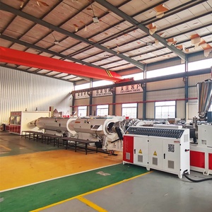 Hoàn thành máy đùn Ống PVC | tự động đôi vít PLC kiểm soát tiết kiệm năng lượng ống làm & dây chuyền sản xuất - Product Image 3