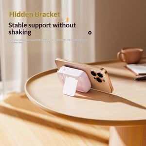 Support caché vous permettant de regarder la télévision et de charger votre appareil en même temps, charge rapide, charge magnétique, batterie externe 5 en 1 - Product Image 2