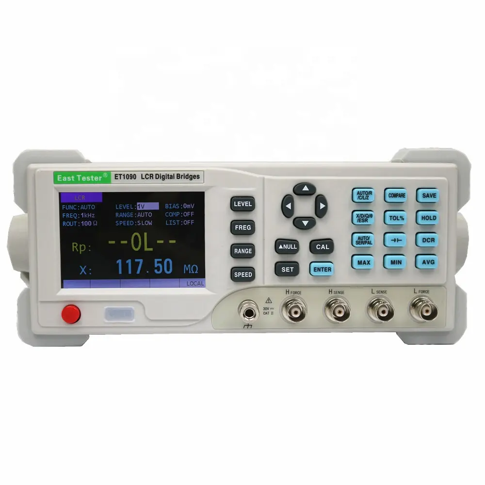 East Tester 100KHz RCL Meter/Frekuensi Tinggi LCR Jembatan Tester