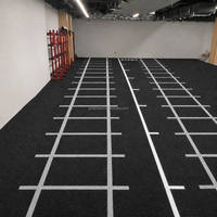Maßgefertigter Farbiger Künstlicher Fitness-Teppich 2M x 16,1M HRX LINE PRODUCTS Schlittenlaufbahn Indoor Gym Rasen Umweltfreundlich Langlebig