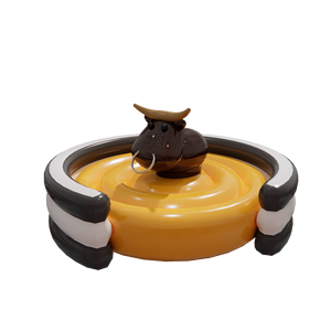 HELLO CAT HD014 Sport Crazy Game Mecánico inflable Toro Rodeo Bull Riding para niños y adultos Capacidad 5-10 >10 - Product Image 3