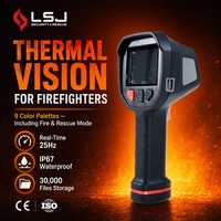 Caméra thermique pour services d'incendie LSJ F1200 - Écran LCD TFT 3,5 pouces - Protection IP67/8 - Résolution thermique 640x512