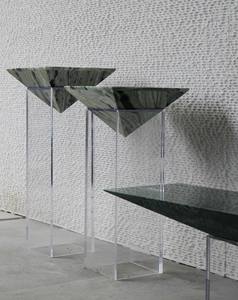 Italia verde mármol natural casual muebles de oficina en casa simple mesa auxiliar de moda - Product Image 6