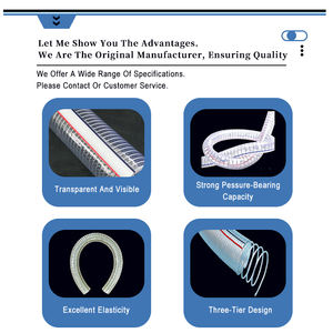 Tuyau en PVC renforcé de fil d'acier, résistant à la poussière, pour les usines de <span class=keywords><strong>ciment</strong></span> du Moyen-Orient, résistant à la chaleur et écologique - Product Image 5