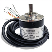 Encodeur optique LRD3806-100ZM-G5-24C AB Encodeur rotatif incrémental biphasé avec impulsions de 6 mm 360 PPR Encodeur optique