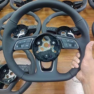 Volante para <span class=keywords><strong>Audi</strong></span> A3 8Y 8P 8V B8 B9 TTS A4 B8 B8.5 B9 A5 <span class=keywords><strong>A6</strong></span> C6 C7 C8 A7 A8 Q3 Q5 Q7 S3 S4 S5 Rs3 Rs4 Rs5 Rs7 TT TTRS - Product Image 4