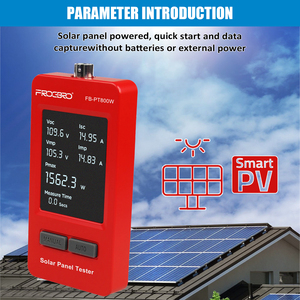 Tragbares LCD-Großbildschirm 1800W Photovoltaik-Panel-Multimeter MPPT Solarpanel-Tester - Product Image 6