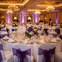 Fabricante Profesional OEM, Marca Laiyuan, Modelo 31535, 15 Colores, Silla de Organza Romántica Desmontable Personalizada, Decoración para Bodas