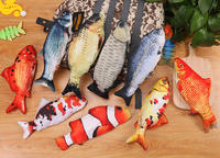 Nouvel arrivage Tik Tok Jouet électrique pour chat Kicker Fish Simulation de charge USB Catnip Wiggle Fish Toy Jouet pour chat