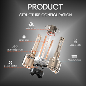 Conpex Chất lượng cao siêu sáng 85W đèn tự động <span class=keywords><strong>8500</strong></span> lumen H4 <span class=keywords><strong>Led</strong></span> Đèn Pha Bóng đèn H7 xe <span class=keywords><strong>Led</strong></span> Đèn Pha - Product Image 3