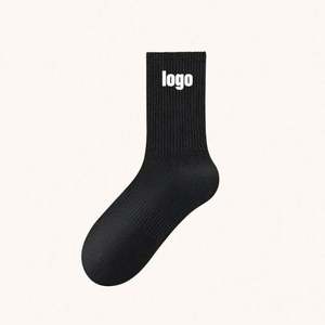 Design High Quality Sport Crew Custom Logo <b>Socks</b> Print Knitted Design With Customized Logo Men <b>Socks</b> - Product Image 4