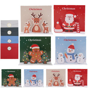 Cartes de Noël 3D créatives Carte de bénédiction exquise <span class=keywords><strong>pour</strong></span> petites entreprises Carte de meilleur ami - Product Image 2
