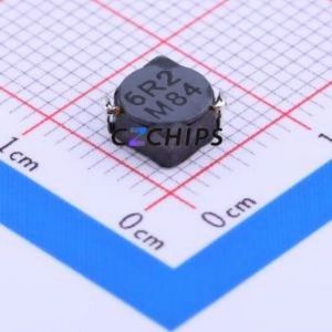 ตัวเหนี่ยวนำไฟฟ้า CDRH5D28NP-6R2NC แบบ SMD, ขนาด 5.7x5.7 มม. ( ค่าความเหนี่ยวนำ: 6.2uH ) ( ความแม่นยำ: 30% กระแสไฟฟ้าที่กำหนด: 1.8A ) - Product Image 1
