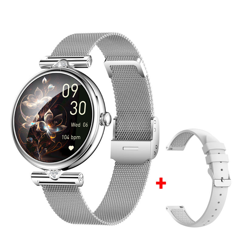 Milanais argenté + Silicone argenté