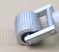 Benutzer definierte Hand Push Typ Spiked Needle Roller Punch Stahl Pin Roller Perforier walze