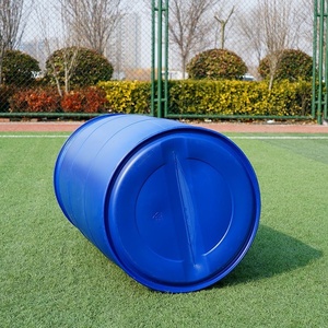 Barile di plastica Diesel blu da 200 litri del produttore per uso alimentare sigillato doppio anello riciclabile rifiuti liquidi imballaggi chimici - Product Image 2