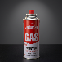 Cartouche de gaz butane métallique jetable portable, anti-fuite et résistante à la chaleur, pour camping, randonnée et barbecue - Vente en gros usine