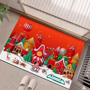 Tapis de bain en terre de diatomée Cangming pour Noël, lavable et antidérapant pour la salle de bain - Product Image 1