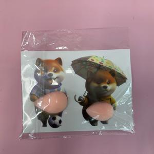 Juguete de Vinilo Creativo y Adorable de Shiba Inu, Cachorro con Gran Vientre, Juguete Antiestrés, Adhesivo Decorativo Anticolisión para Coche y Hogar, de Doble Uso - Product Image 3