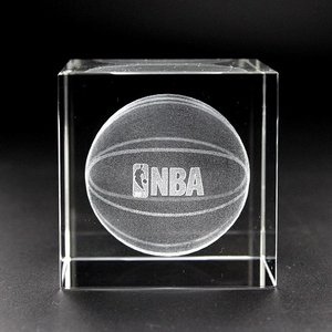 Honra De Cristal Nova Chegada 3d Cristal Óptico A Laser Gravado Globo De Vidro De Cubo De Cristal - Product Image 3