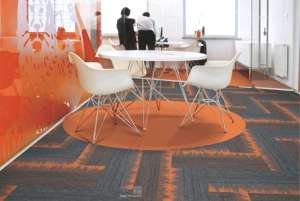 Плотная ворсовая нейлоновая однотонная 50x50 см Flor Коммерческая серия китов Eva ковровая напольная плитка для офиса - Product Image 3