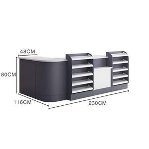 Nhà máy tùy chỉnh thương mại thu ngân bằng gỗ quầy cho các cửa hàng bán lẻ - Product Image 1