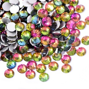 Lot en gros de strass en cristal AB non thermocollants SS3 SS4 SS5 SS6 SS8 SS10 SS12 SS16 SS20 SS30 pour sacs - Product Image 2