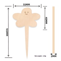 Plaque de Jardin en Bois Moderne et Simple avec Logo Personnalisé, Étiquette Végétale DIY à Graver au Laser, Support d'Étiquette d'Identification d'Plantes Inscriptible