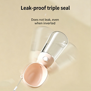 Bottiglia d'Acqua Portatile 2-in-1 per Cani con Contenitore per Cibo, Antigoccia, per Passeggiate ed Escursioni - Product Image 5