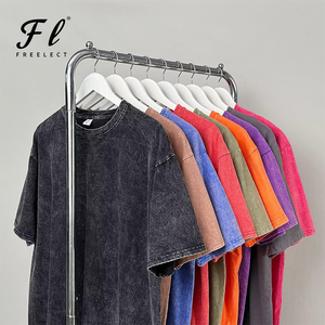 T-<span class=keywords><strong>shirt</strong></span> in cotone lavato vintage da 260 g/m² da uomo, pesante, neutra, disponibile in stock negli USA, fornitura all'ingrosso - Product Image 3