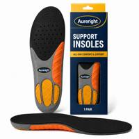 Semelles orthopédiques avec soutien de la voûte plantaire, soulagement de la fasciite plantaire, inserts de chaussures respirants, coussin en nid d'abeille, absorption des chocs pour les bottes de travail