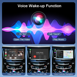 Không dây Carplay & Android Auto Adapter cho Cadillac XTS 2013-2017 ATS SRX XT5 CTS 8 "HMI 2.0 giữ lại nhà máy sao lưu máy ảnh - Product Image 4