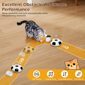 Nobleza 5-in-1 giocattoli ecologici per gatti in stile classico Laser e giochi a LED automatici in movimento intelligenza giocattolo per gatti - Product Image 3
