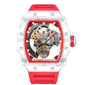Relojes ODM de nueva llegada para hombre, reloj mecánico automático, relojes mecánicos de pulsera impermeables para hombre, diseño de barril, OEM - Product Image 1