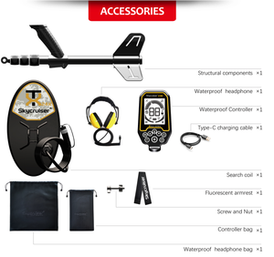 Nuevo Detector de Metales de Largo Alcance Skycruiser Gold, Impermeable, Subterráneo, Profesional Tianxun 24K - Product Image 3