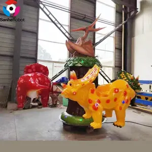 Goedkope Dinosaurus Amusement Carrousel Rit Voor Kinderen Mini Kermis Attracties Kleine Carrousel Te Koop